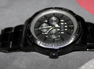 Guess Genuine watch Stainless steel charcol photo